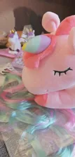 🛍 Дропшиппинг гигантский Единорог плюшевая игрушка мягкая Сидящая популярная мультяшная лошадь игрушечные единороги игрушки для детей Рождественский подарок