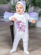Комбинезон с шапочкой Luxury Baby Единорог