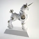 Статуэтка Единорог - Другие предметы интерьера - 3D модель