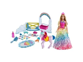 Набор игровой Barbie Дримтопия Кукла и единорог