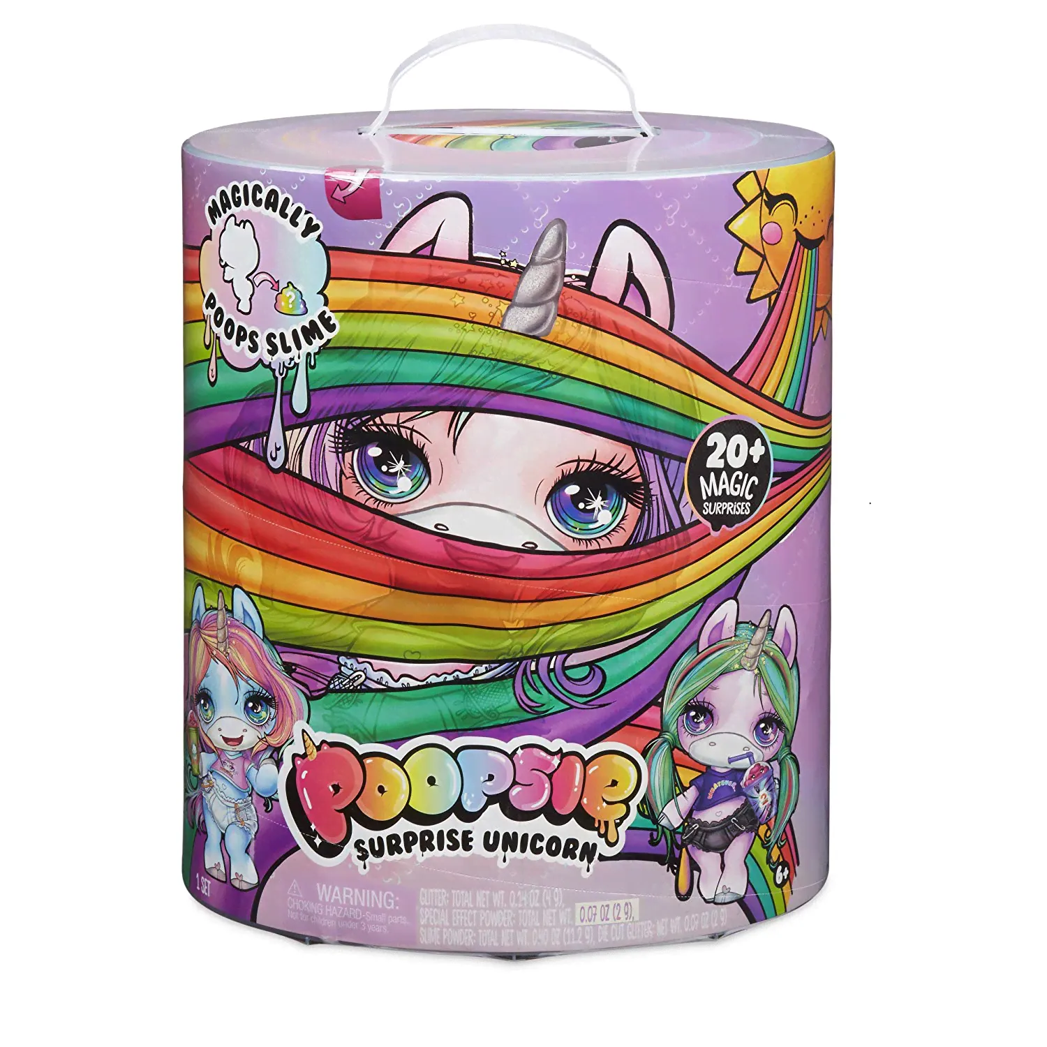 Единорог Poopsie Unicorn Surprise - Фиолетовый / Голубой-0