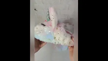 Тапочки Единороги. #тапочки #тапочкимимимишки