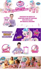 Игровой набор Zuru Pets Alive Единорог с аксессуарами, со светом и звуком 9545