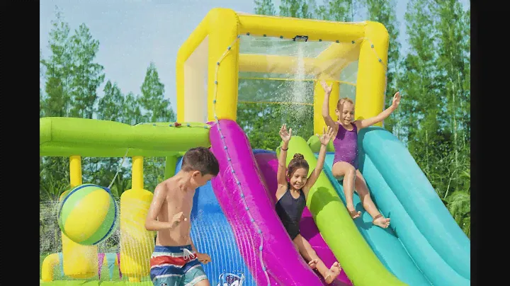 Bestway 53387 Large Scale Inflatable Entertainment Facilities Water Splashing Park Kids Play B