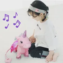 поющий Единорог Единорог Поющий Электронный робот Unicornio Лошадь Животное Электронная прогулка плюшевый Кактус 35 см игрушка игрушка