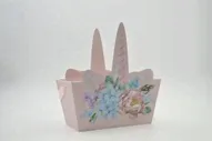 Подарочная коробка - Единорог, для цветов