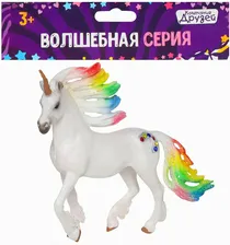 Игрушка `Радужный единорог`, белый, в/п