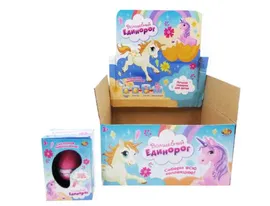 Игрушка ABtoys Яйцо растущее в воде "Единорог" 12 шт в дисплее