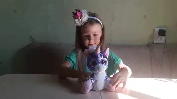 Единорожка, мягкая игрушка, видеообзор