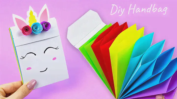 Оригами кошелек из бумаги | Как сделать бумажную сумку | Origami Paper Handbag
