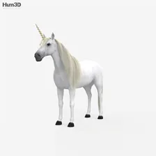 Единорог 3D модель