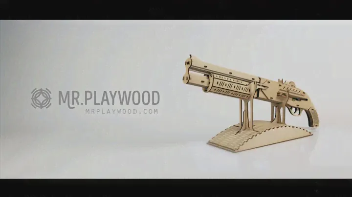 Механический 3D пазл Mr.Playwood Ружьё (10005/03)