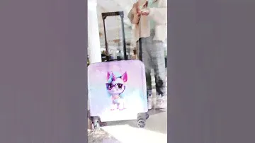 Чемодан детский с единорогом 2024 на колесах #tiktok