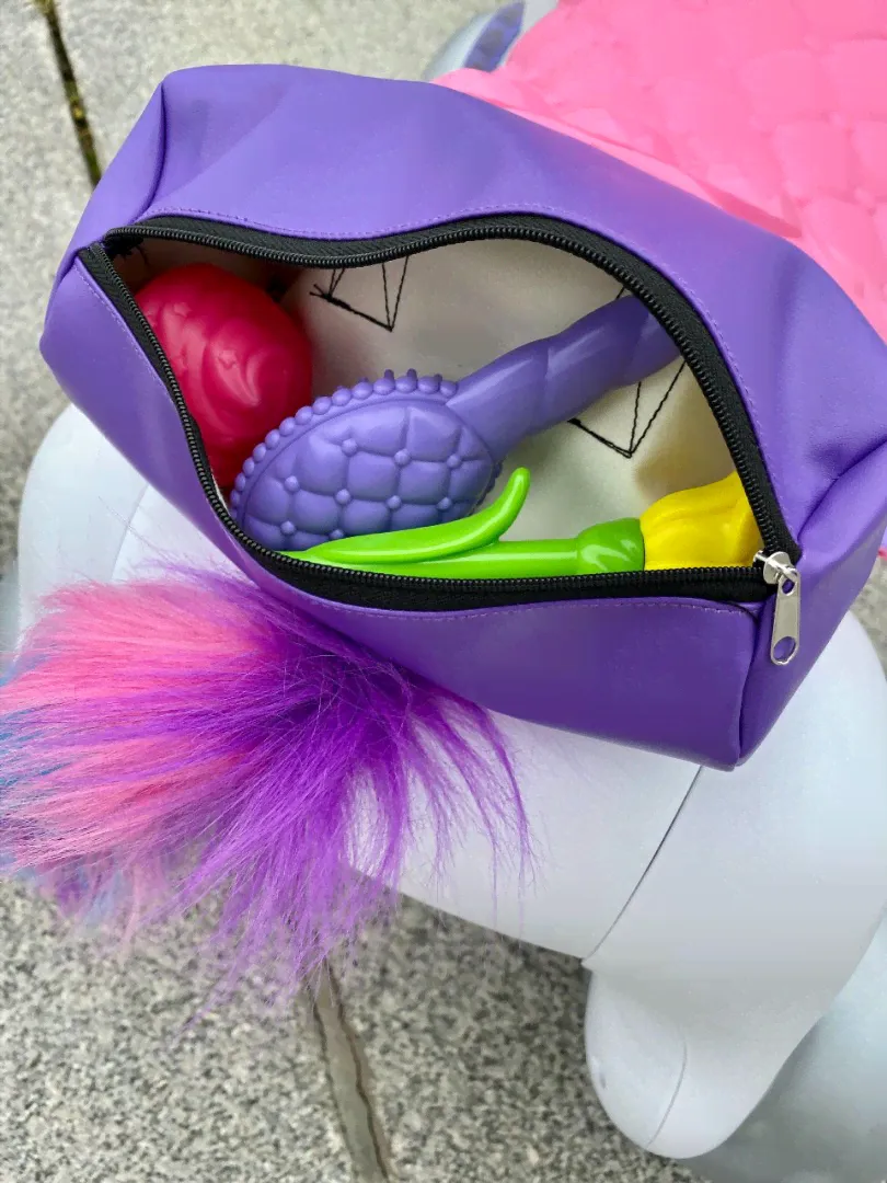 Детский электромобиль-единорог Rideamals Josie Unicorn-0