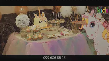 День рождение в стиле Единорог