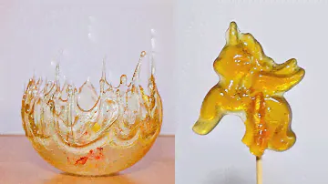 Карамельный декор. Ваза из карамели. Леденцы на палочке | DIY Homemade Lollipops & Sugar Bowl