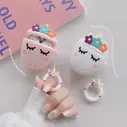 🛍 Чехол Единорог для AirPods 2, симпатичный мультяшный чехол для беспроводных Bluetooth наушников Air Pods 1 2, чехол для зарядки наушников