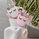 🛍 Чехол Единорог для AirPods 2, симпатичный мультяшный чехол для беспроводных Bluetooth наушников Air Pods 1 2, чехол для зарядки наушников
